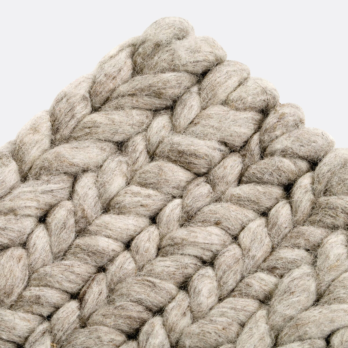 LA REDOUTE INTERIEURS<br>Tapete de lã, Diano, efeito tricot