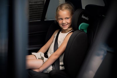 Lionelo HUGO i-Size Beltestol, Black Grey