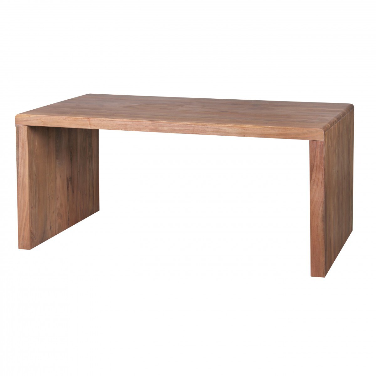 FineBuy Schreibtisch 160 x 80 x 76 vm Akazie Massiv Bürotisch Büromöbel