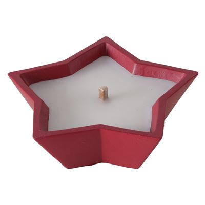 Bougie de Noël étoile