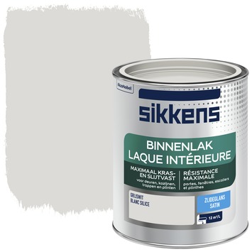 Sikkens binnenlak zijdeglans grijswit 750 ml