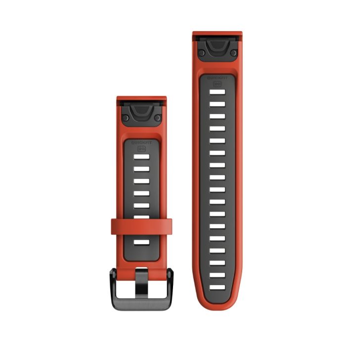 Garmin Unisex Tilbehør til ure/armbånd QuickFit® 20 Strap (Silicone) Rød
