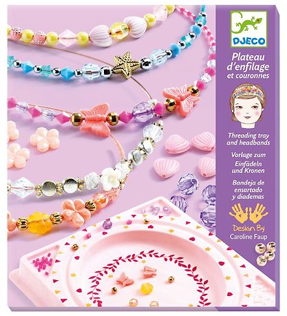 Djeco H?rb?jles?t m. Monteringsplade - Jewels to Create
