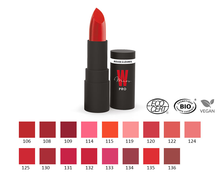 Miss W Pro - Rouge à Lèvres BIO 3,5g