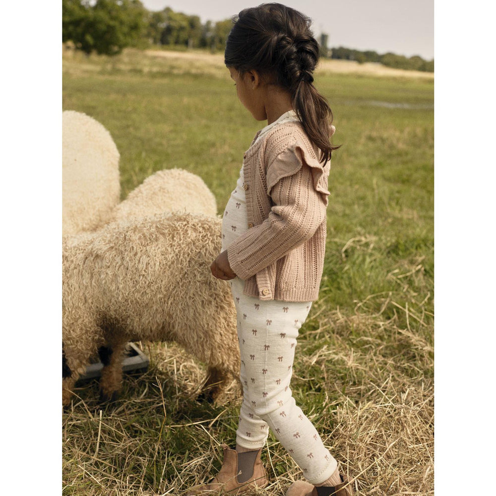 Køb Lil'Atelier Turtledove Melange Nmfnalu Wo/Mo Slim Leggings Lil