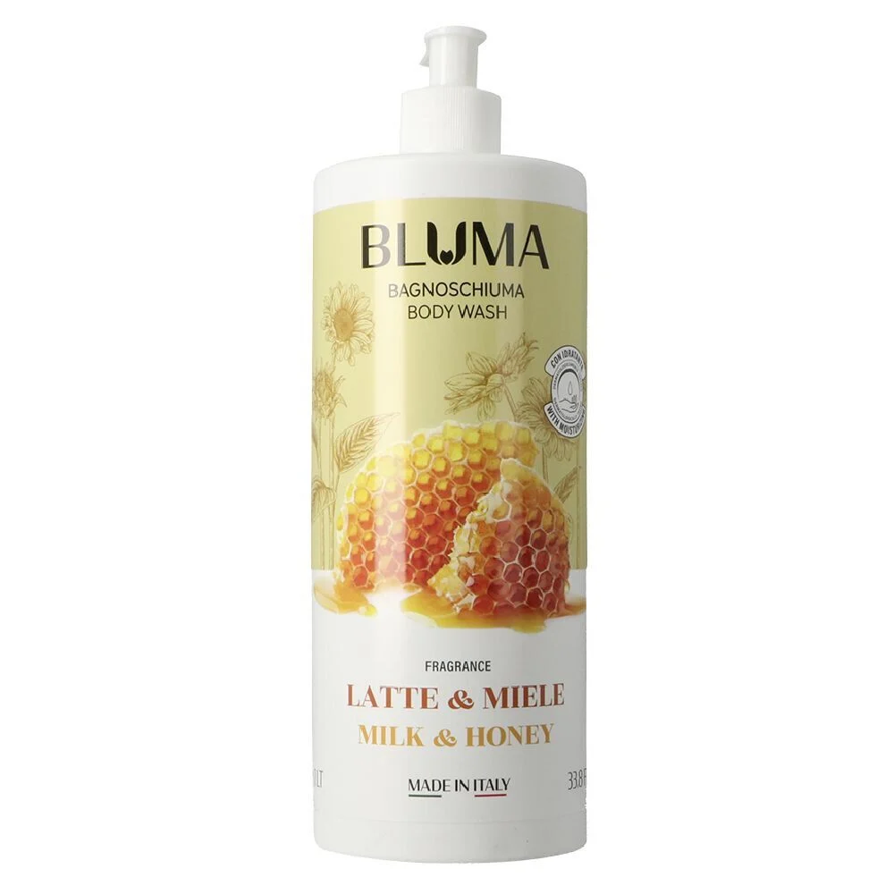 Gel douche Bluma Lait et miel 1L