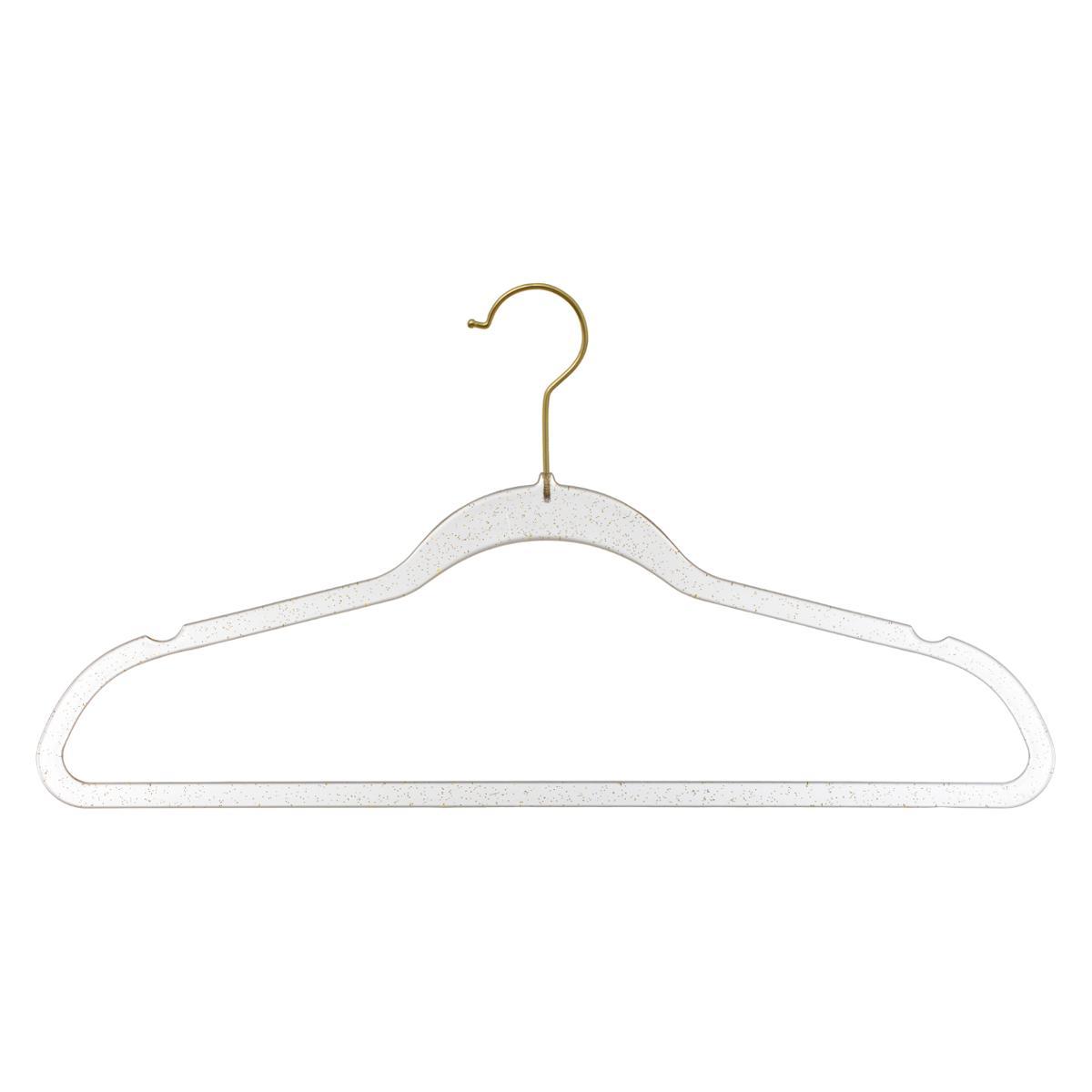 CINTRE PLASTIQUE PAILLETTES X8