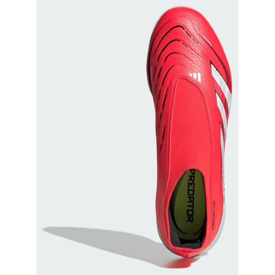 adidas Predator League Laceless TF Pure Victory - Lucid Red/Blanc/Noir