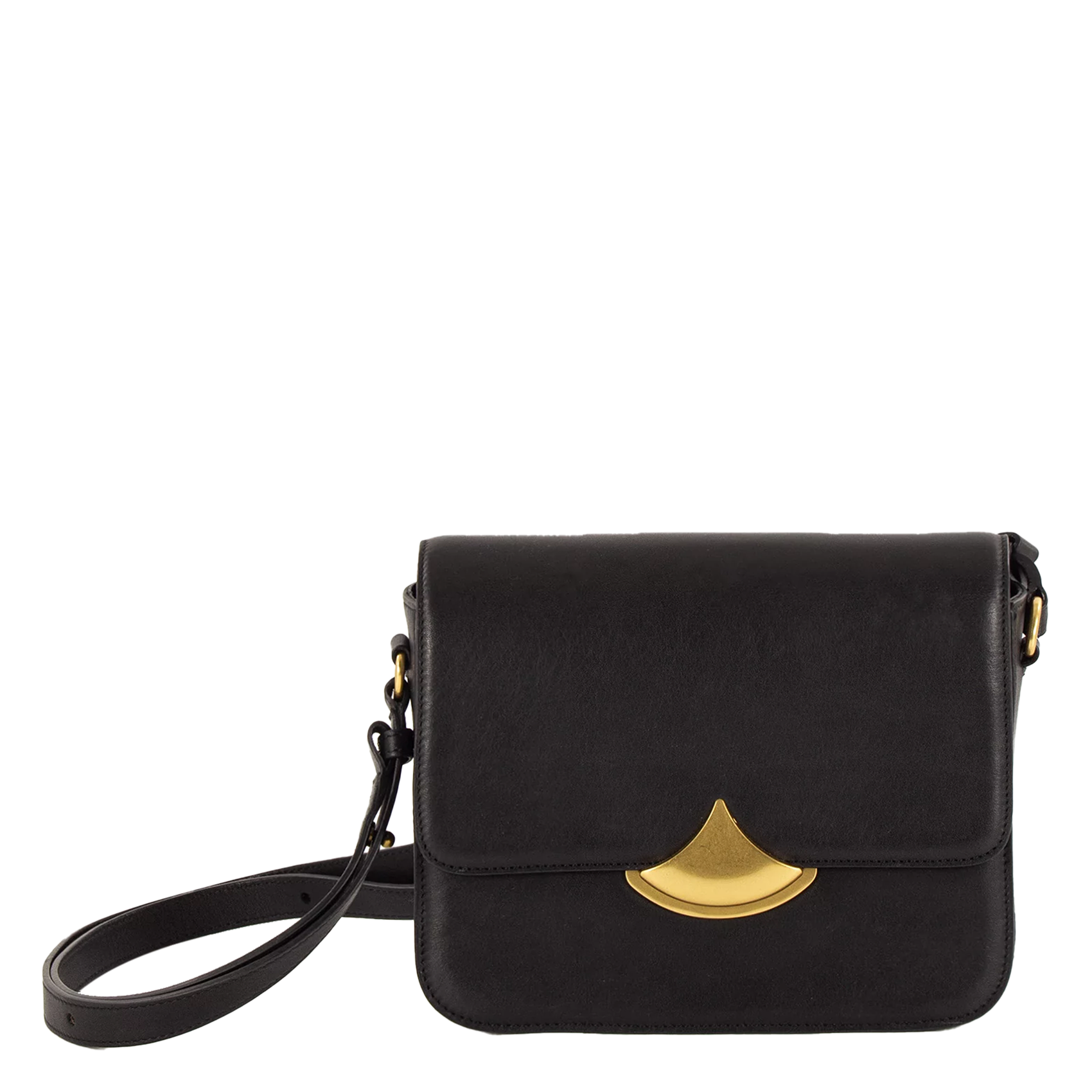 DIVILUZ - Sac bandoulière en cuir | Noir