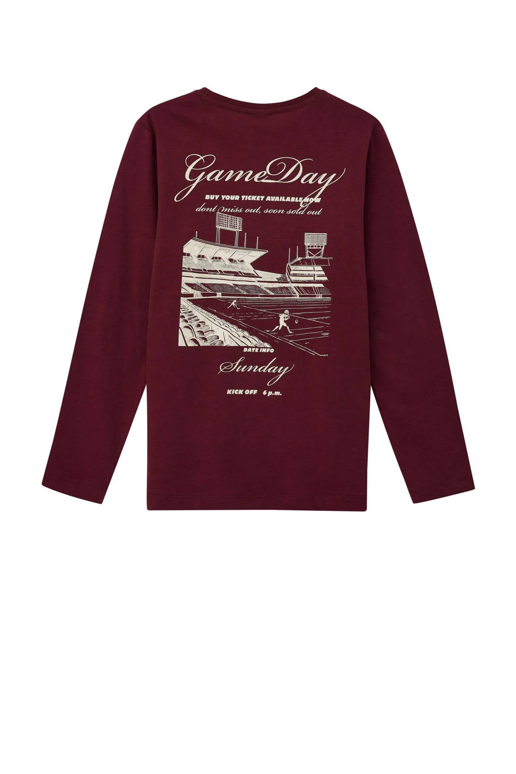s.Oliver longsleeve donkerrood