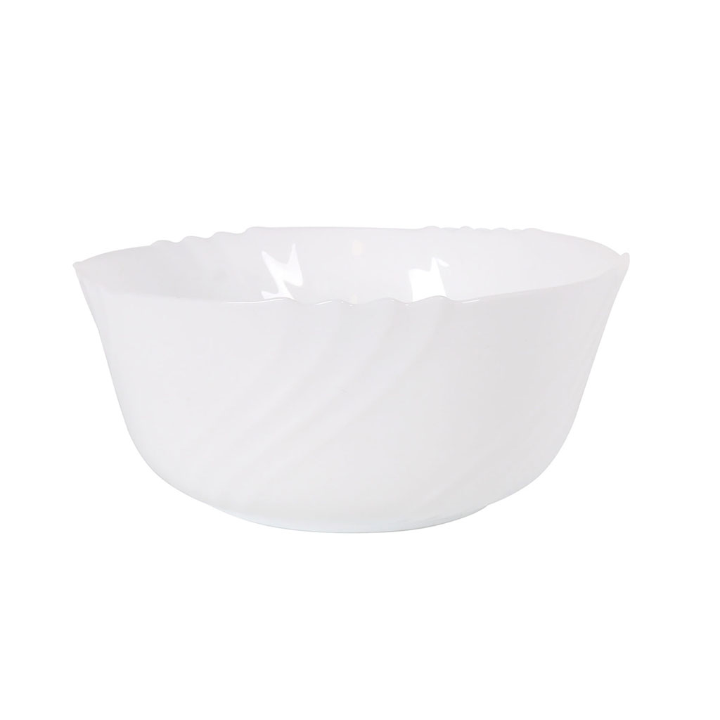 Saladier EVERETTE verre opale D 22.5x9.5cm