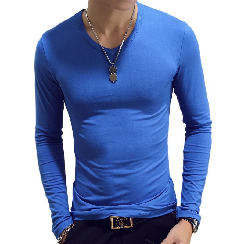 Acrius - T-shirt met lange mouwen en V-hals
