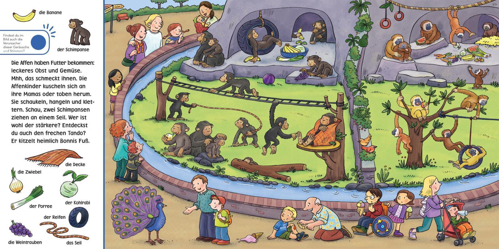 Hör mal (Soundbuch): Wimmelbuch: Im Zoo