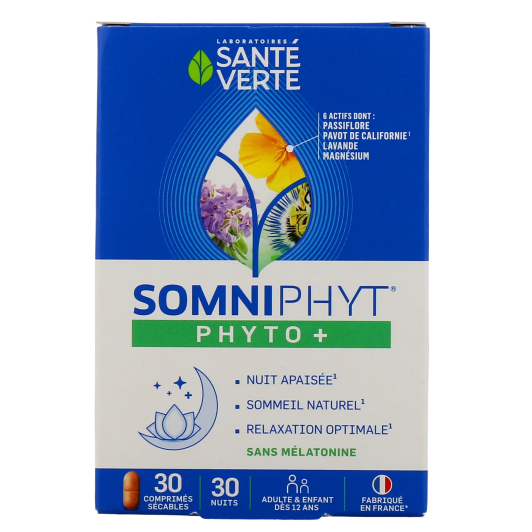 Somniphyt Phyto+ nuit apaisée - Complément alimentaire pour dormir