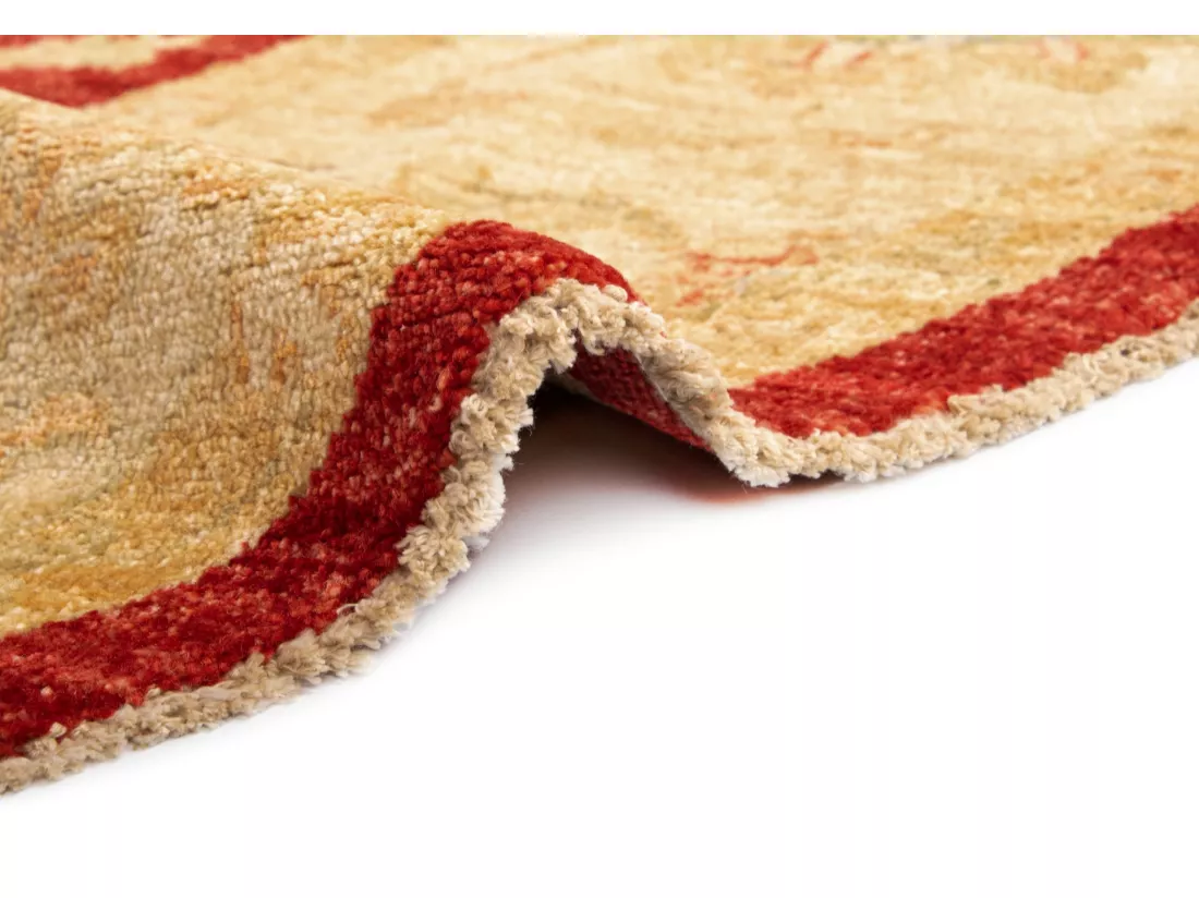 Tapis de laine 200x199 rouge Kaizar