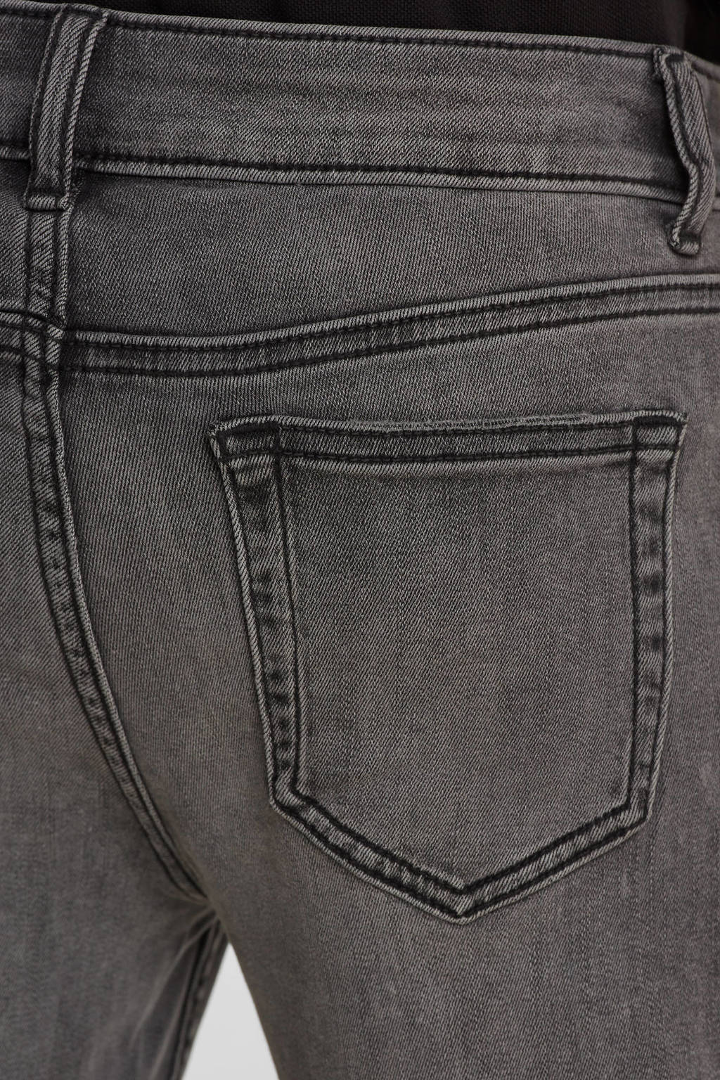 anytime slim fit jeans donkergrijs
