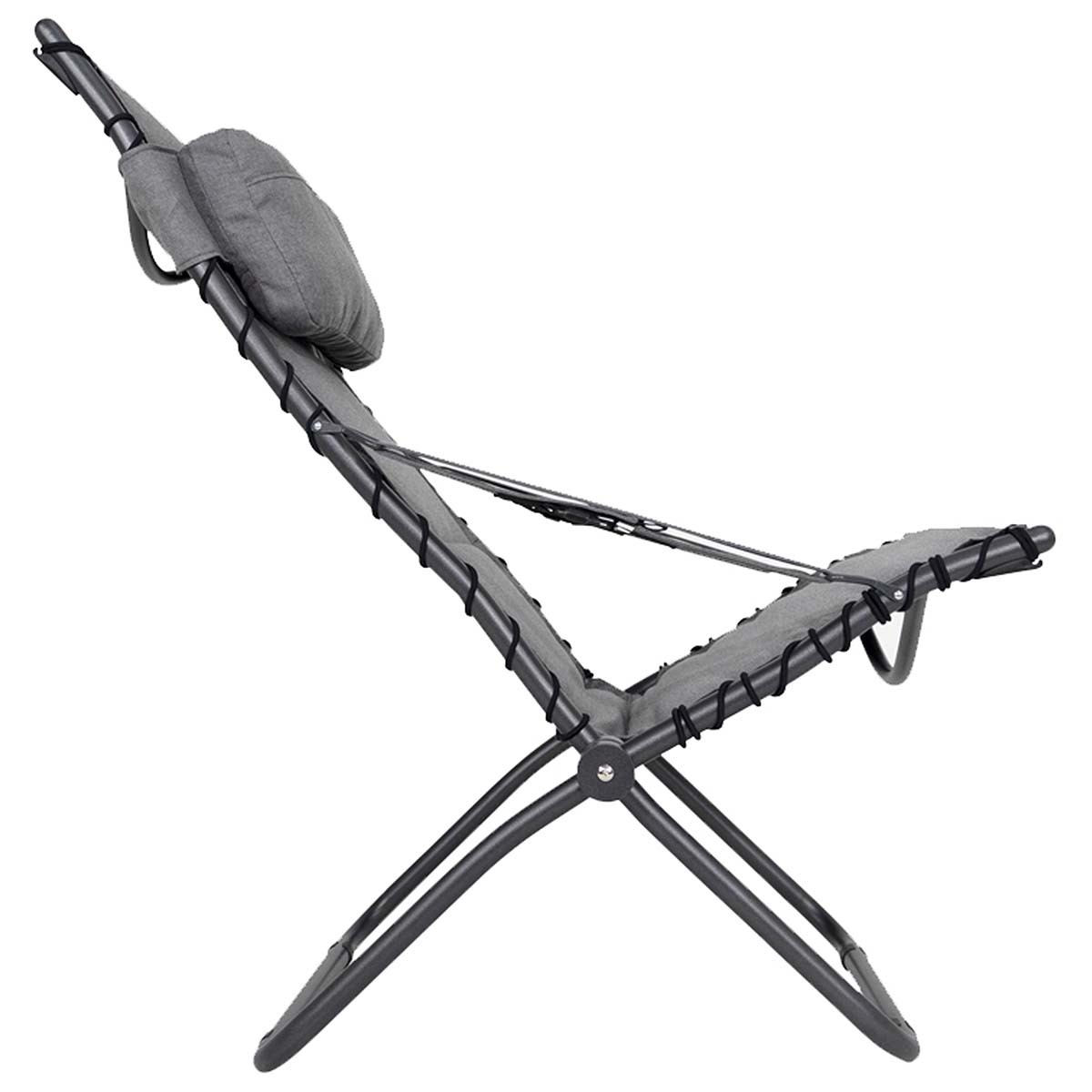 Crespo AP-262 Tex-Comfort loungestoel - Light Grey