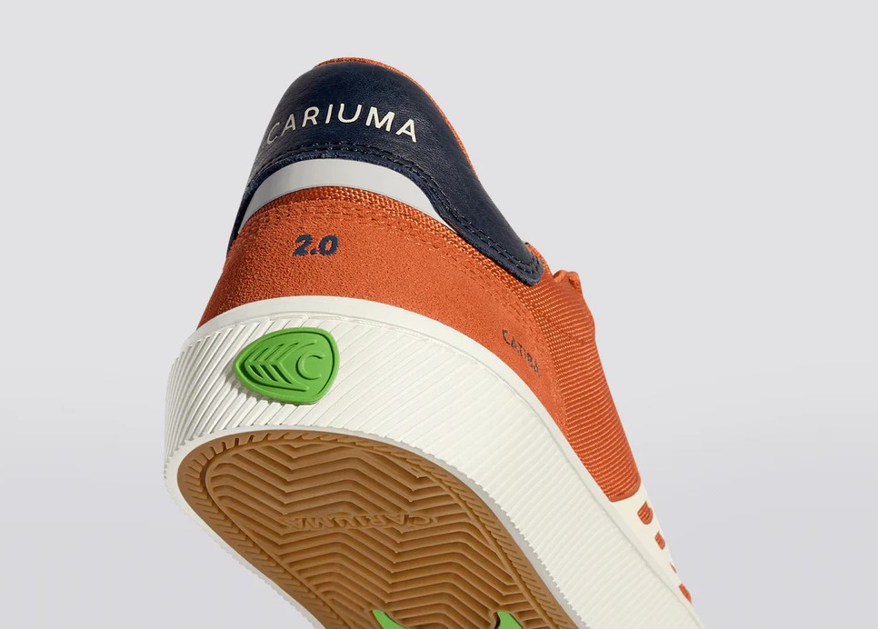Cariuma Catiba Pro 2.0 Burnt Orange Suede Ivory 3.5 US / 35 EU