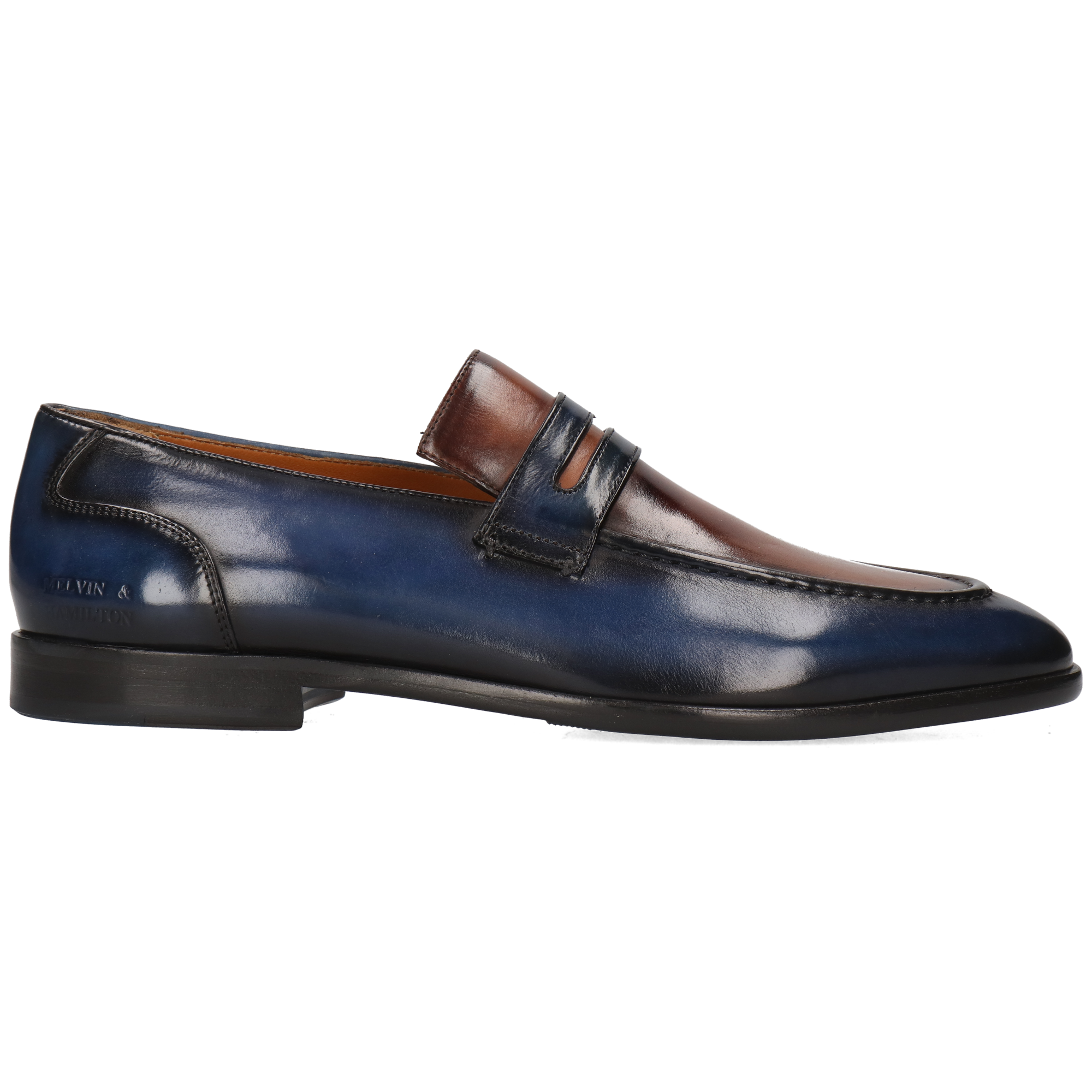 SANTO 4 - Mocassins en cuir | Bleu