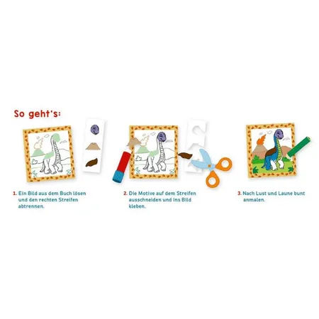Coppenrath Verlag Mein erstes Dino-Bastelbuch (Mini-Künstler)