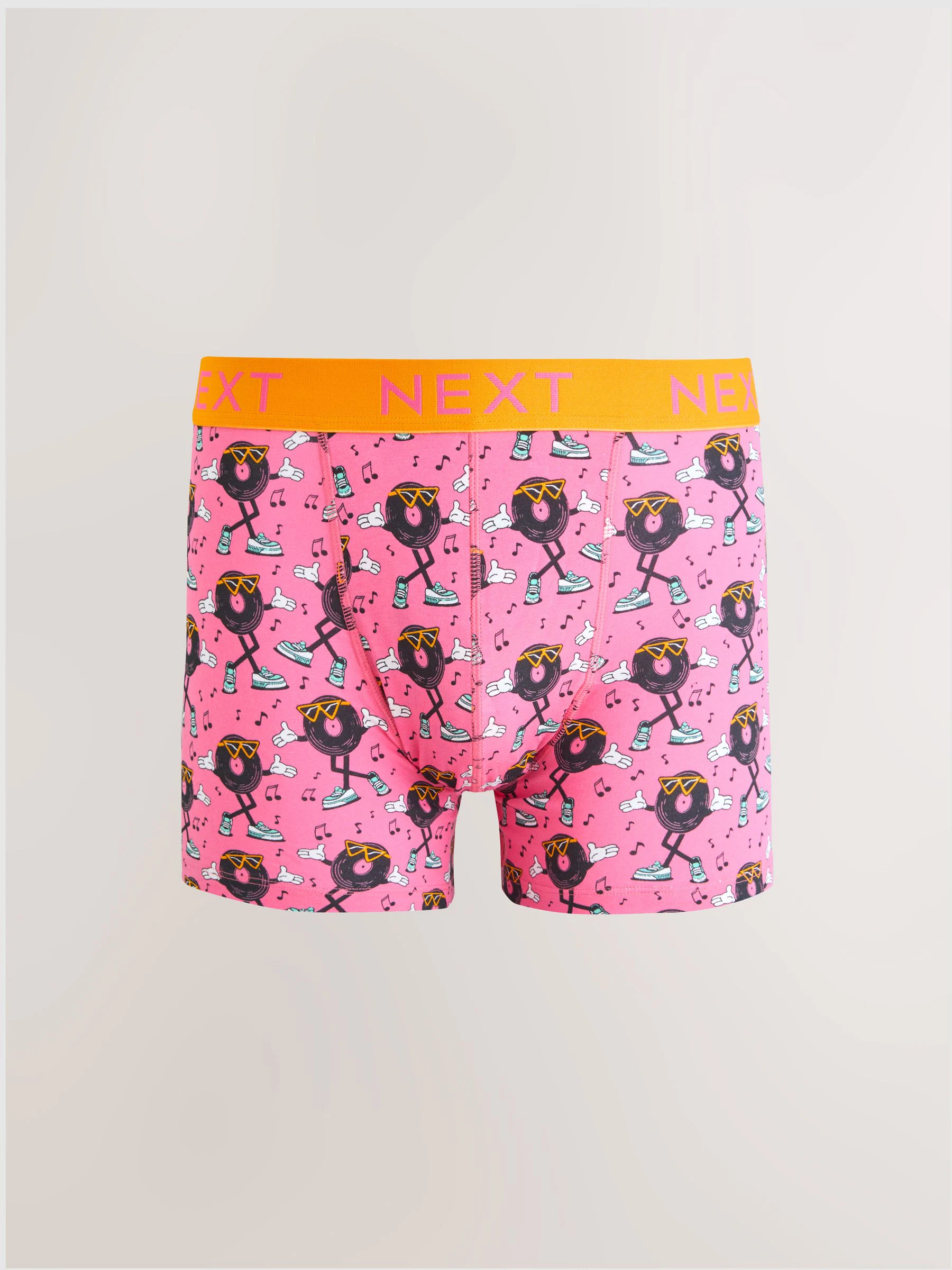 Heldere Disco Karakter - Verpakking van 8 - Boxershorts