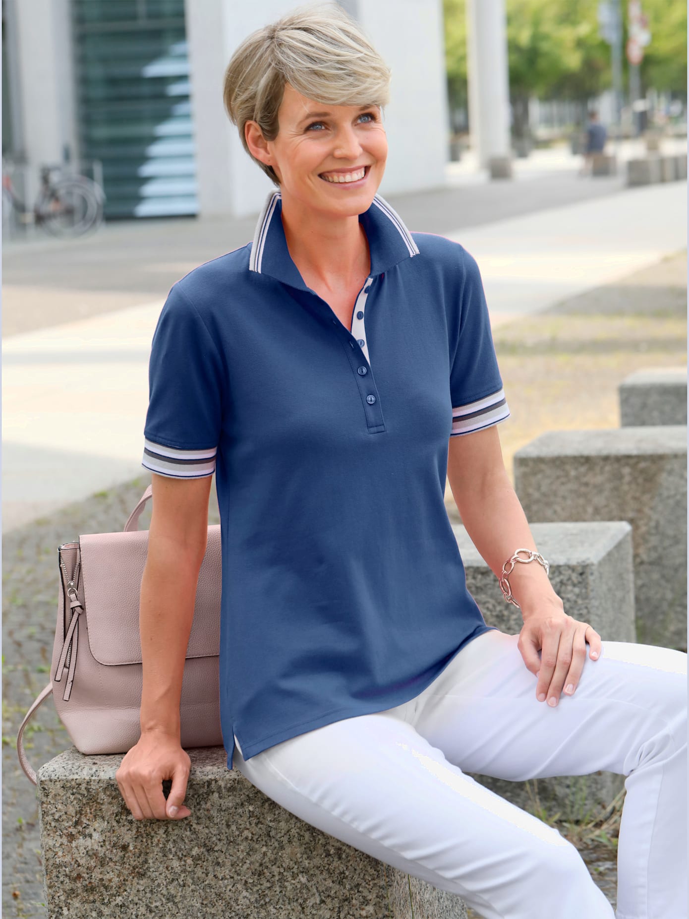 Polo qualité coton doux sur la peau