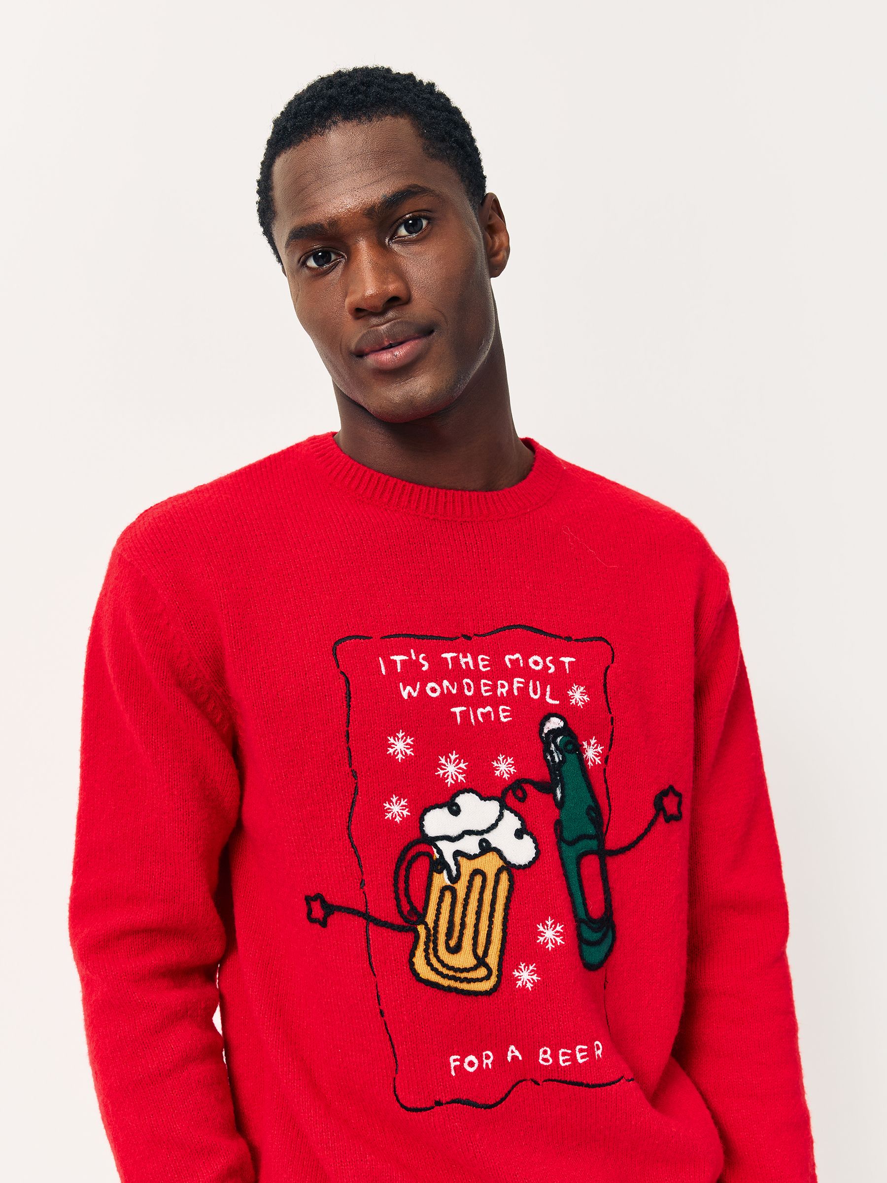 Lipsy Christmas Crew Neck Season Slogan Family Knitted Jumper