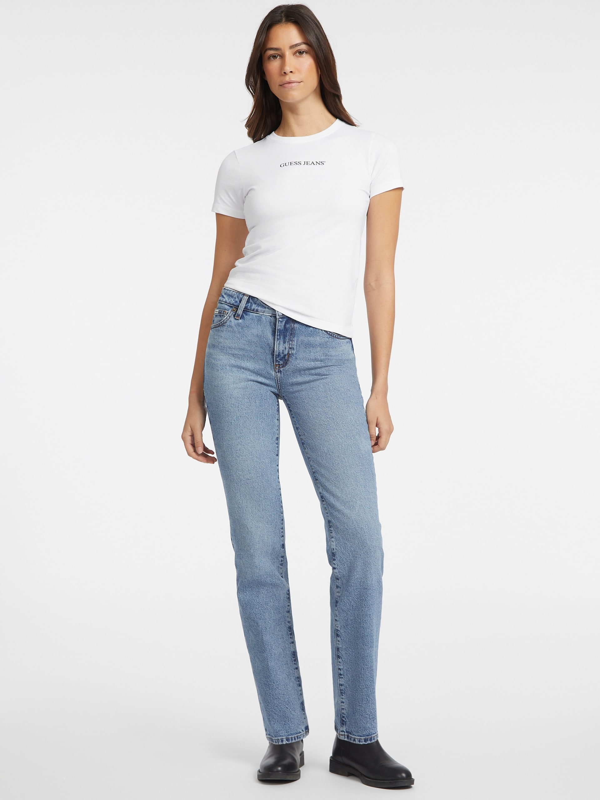 Camiseta Slim com Logo