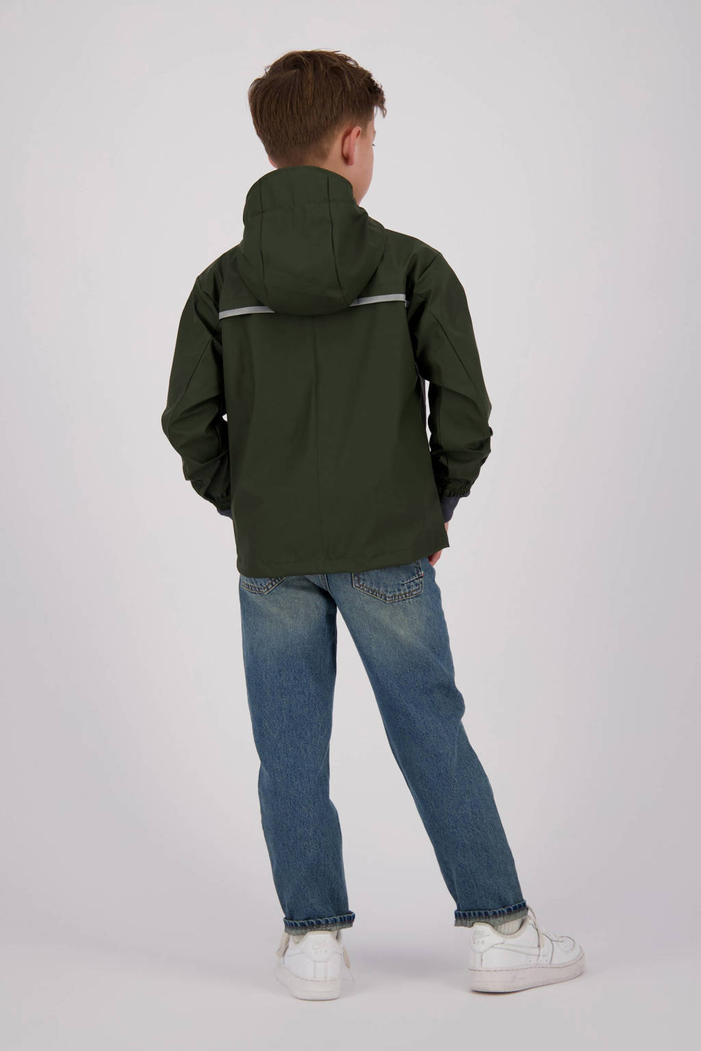 Vingino kids regenjas Thyfoon armygroen