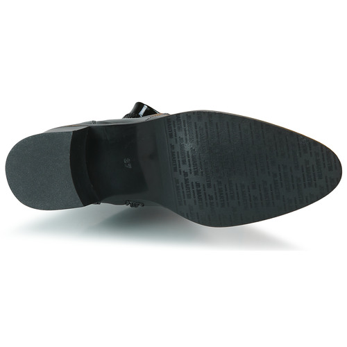 JB Martin - LOUVRE - Toile vernie stretch noire