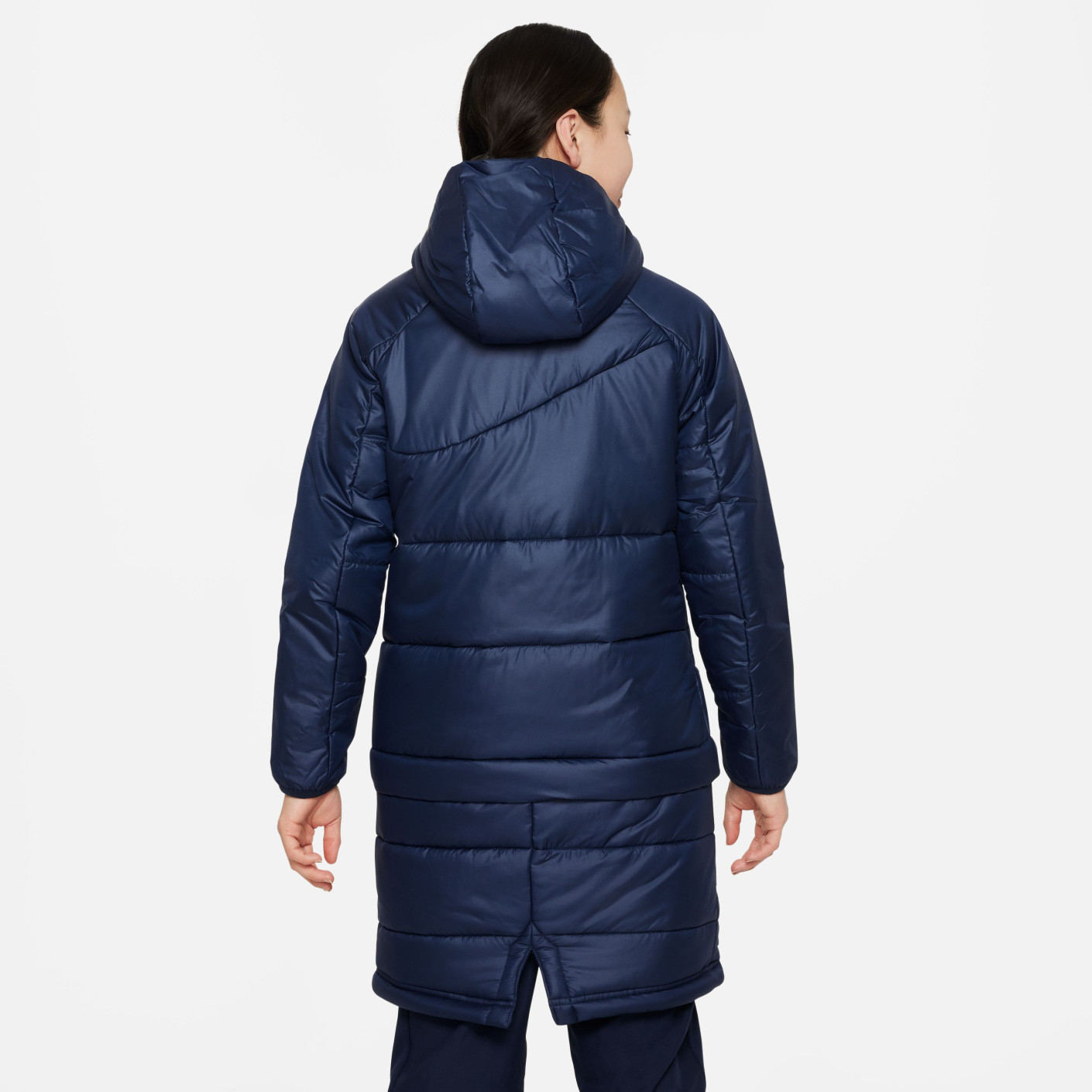 Nike Therma-Fit Academy Pro 2In1 Winterjas Kids Donkerblauw Wit