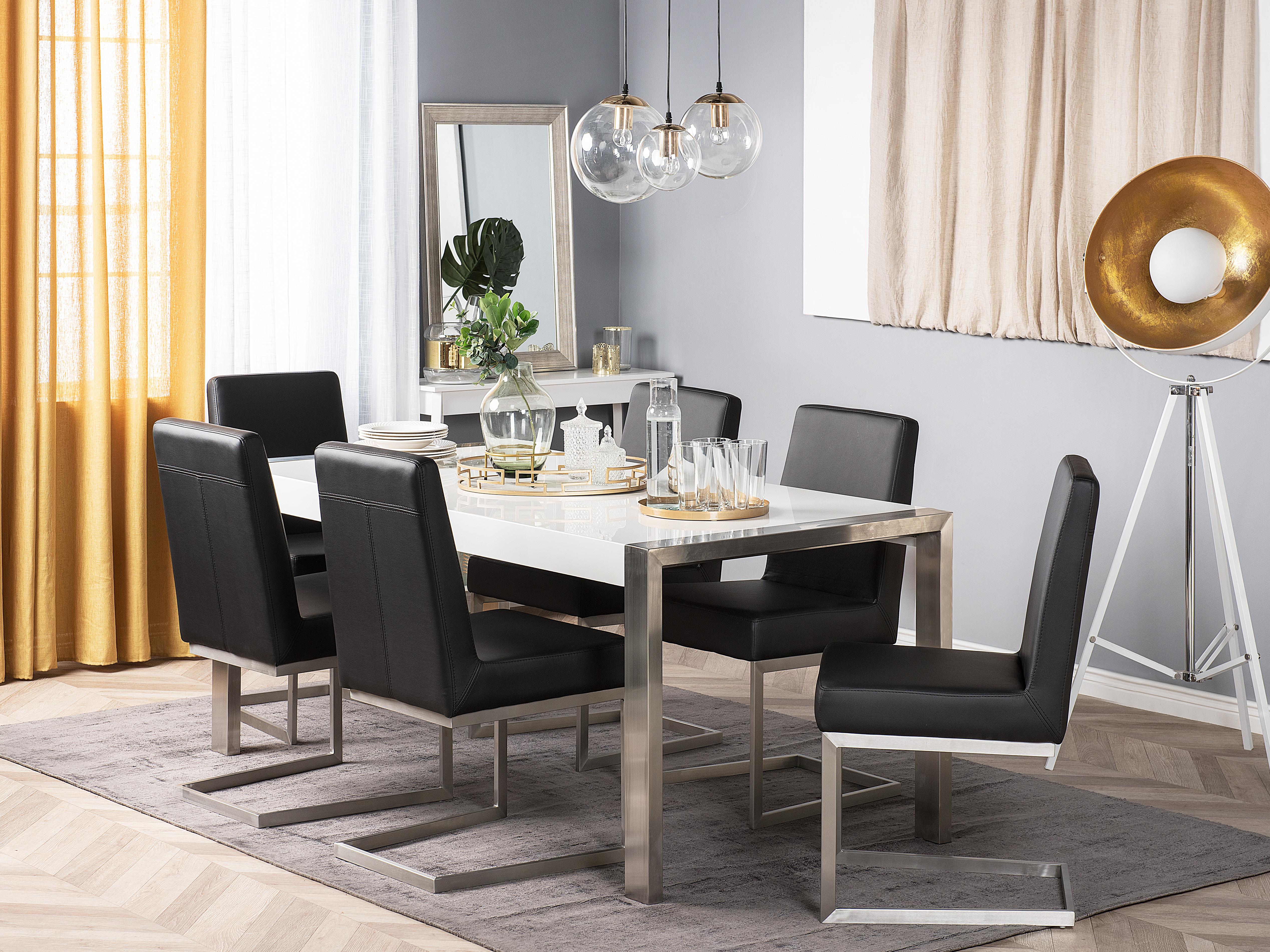 Eettafel ARCTIC Zilver 90 cm 220 cm