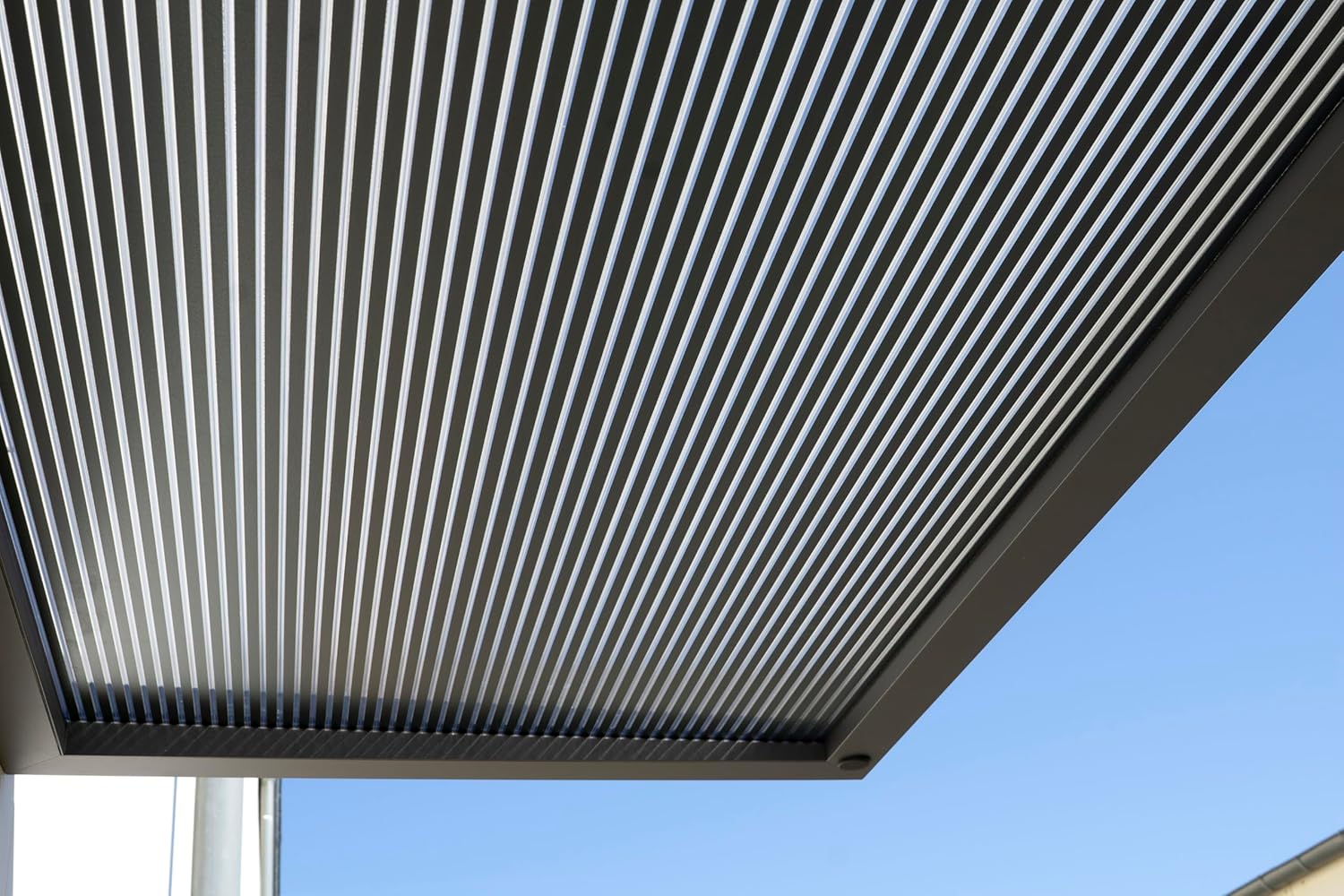 Gutta Rechteckvordach BS 3D-Line 200 Anthrazit | Maße: 200 x 90 cm