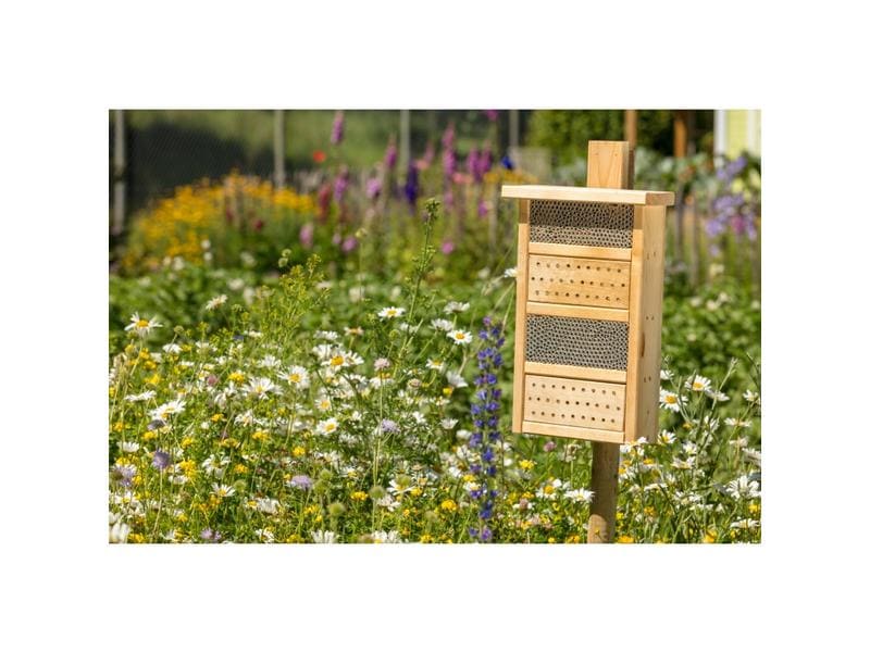 Neudorff Wildgärtner Freude Bienenhaus Wildbienen-Nisthilfe für eine bessere natürliche Blütenbestäubung