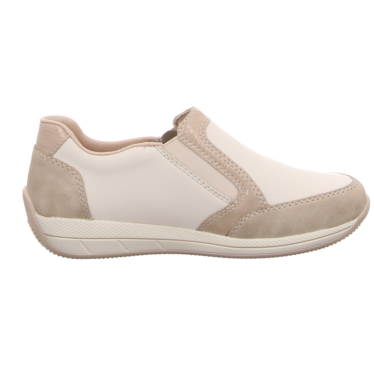 Rieker Slipper weiss/weiss kombi