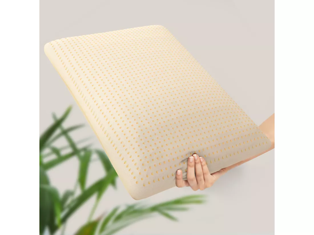 The White Stone Oreiller en Memory Foam 40 x 70 cm | Hauteur 11 cm | Oreiller Cervical Hypoallergénique, Ergonomique et Respirant | Fonction Anti-étouffement et rafraîchissante