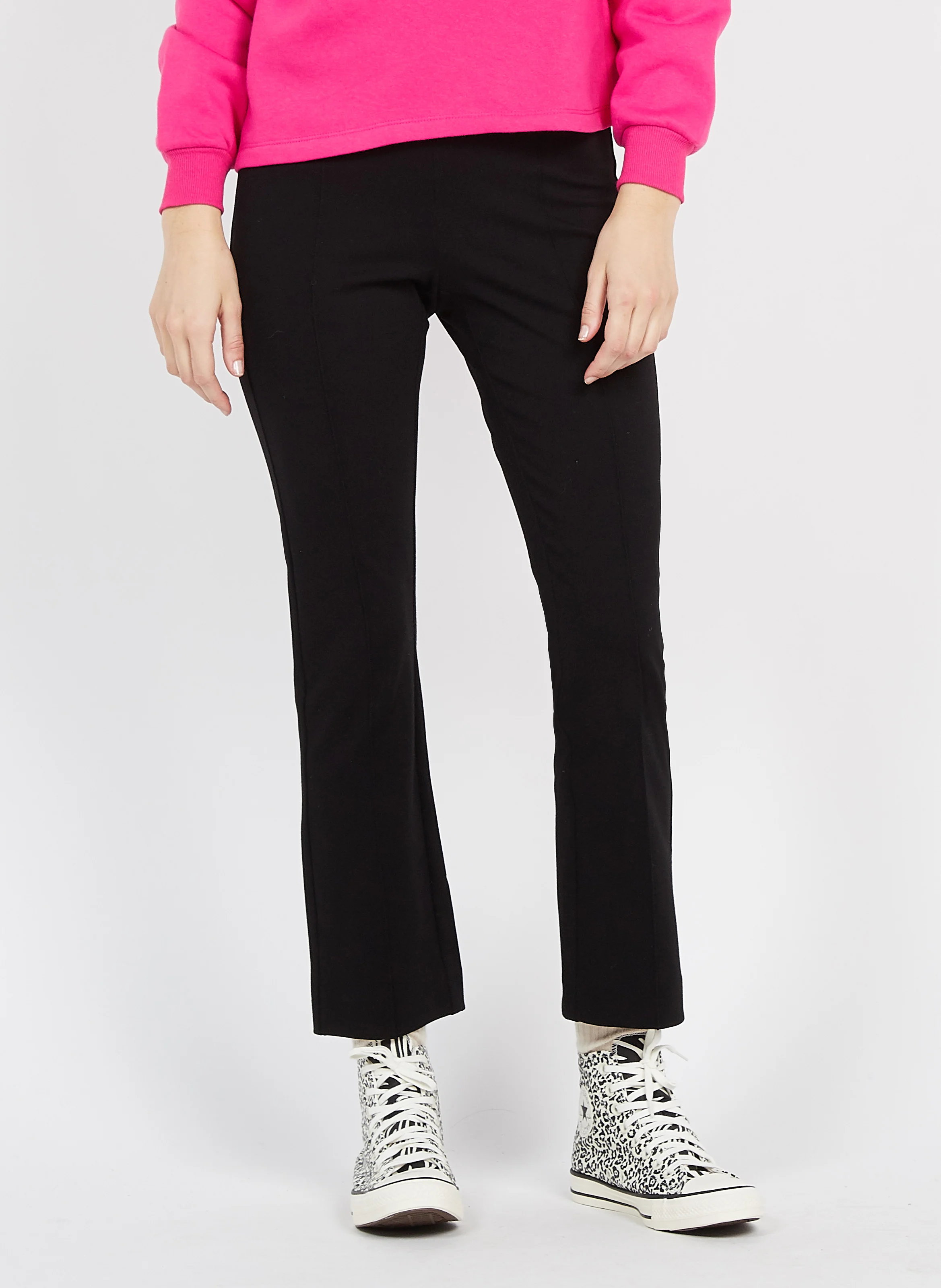 Pantalon droit| Noir