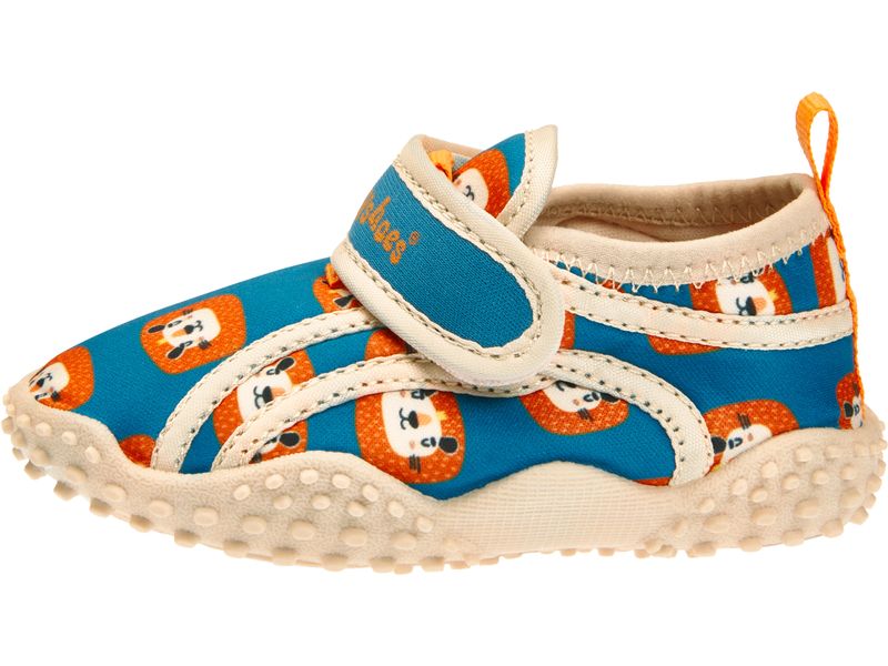 Playshoes Badeschuhe Dschungel Petrol Gr. 20-21 Aqua-Schuhe für Jungen