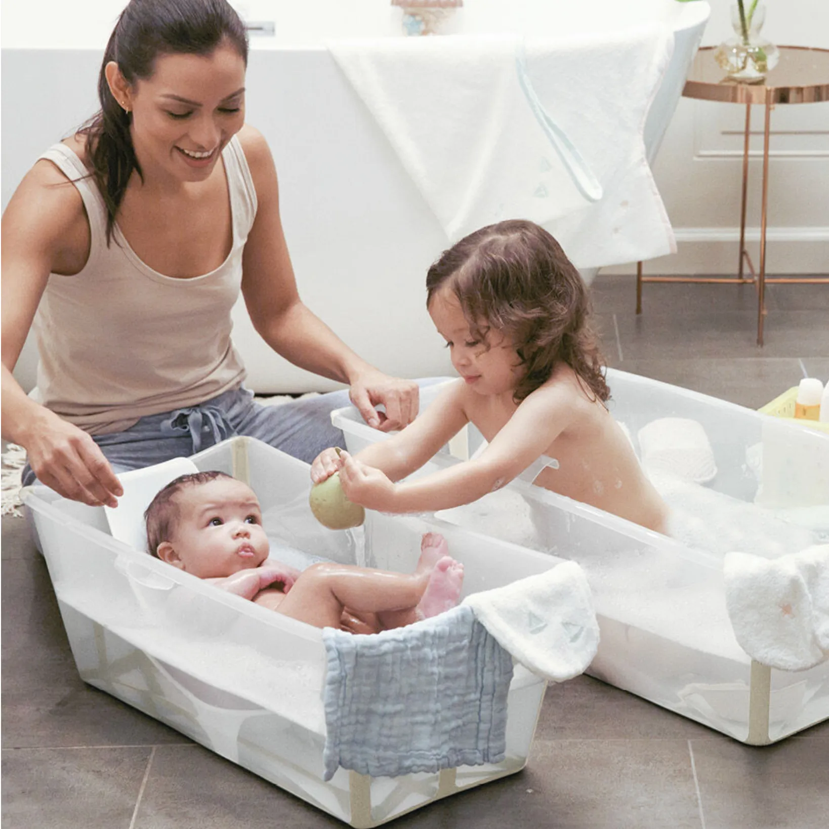 Stokke Bain Flexi + Insertion Beige