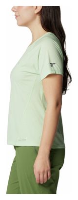 T-Shirt Technique Femme Columbia Cirque River Vert