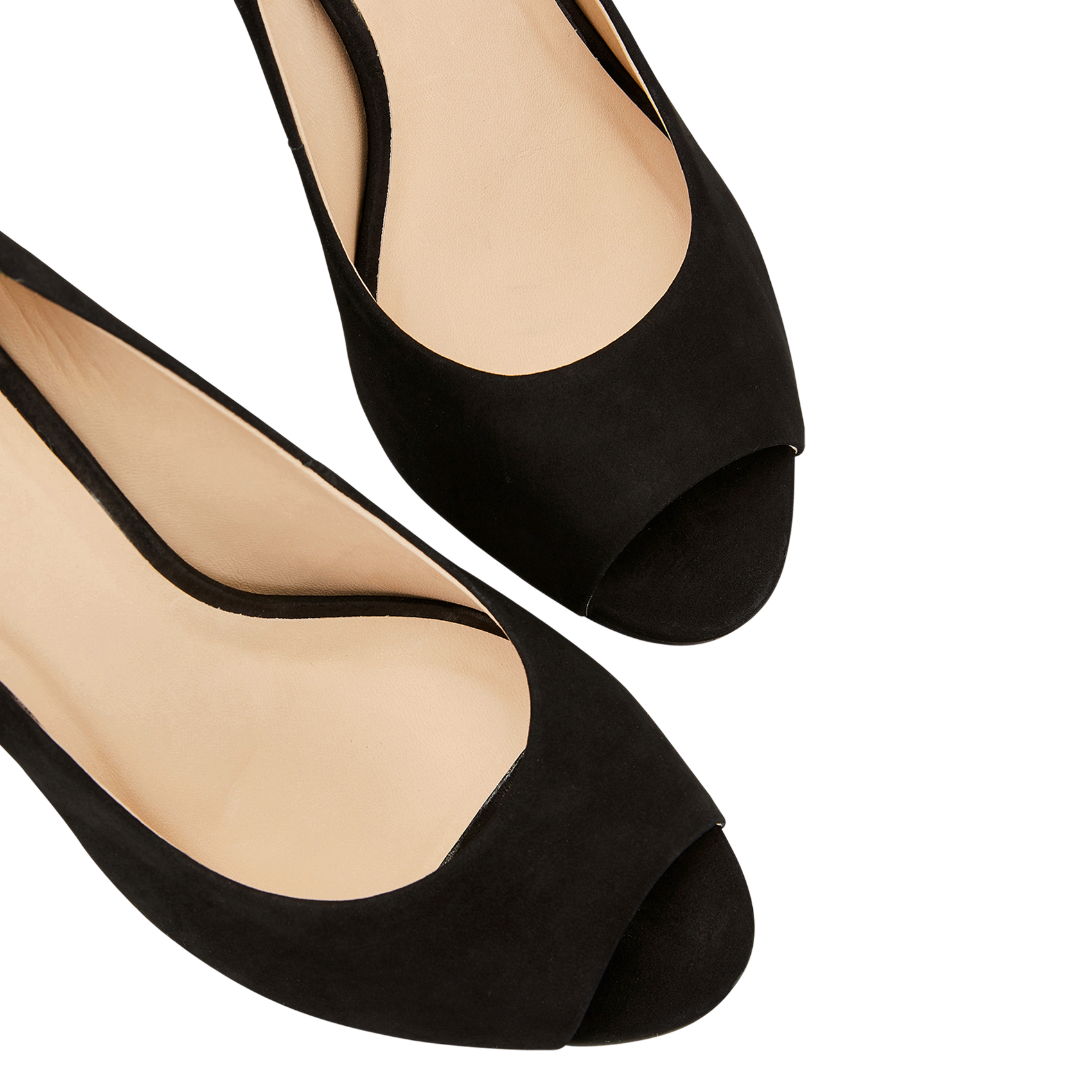 OCEANE - Escarpins en cuir velours | Noir