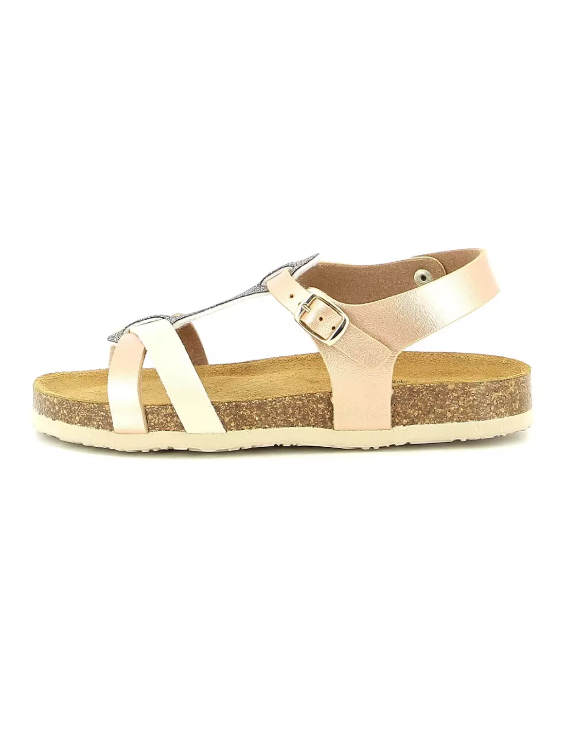 PLAKTON CROSS - Sandales & nu-pieds Glitterfinolaminado