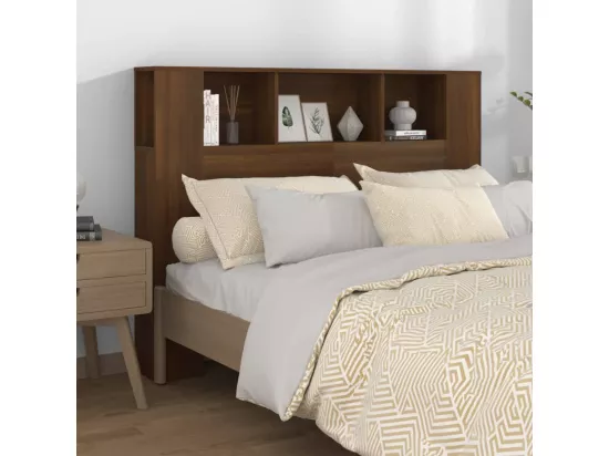 Armoire de tête de lit Chêne marron 140x18,5x104,5 cm