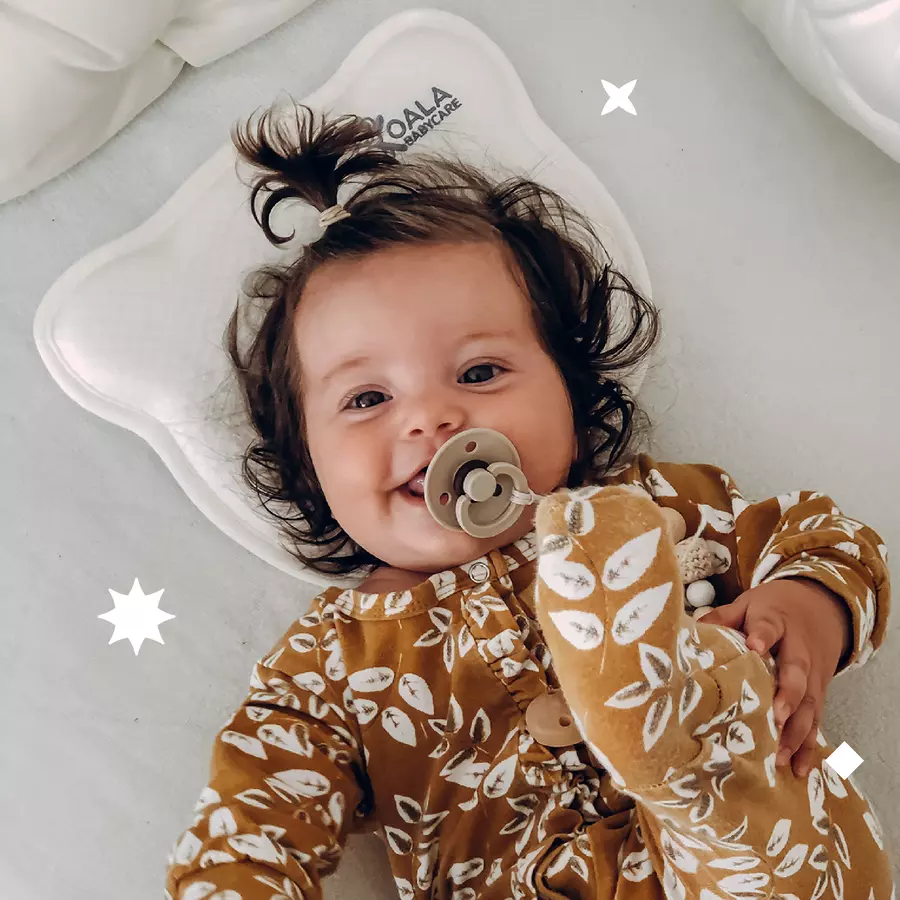 KOALA BABYCARE® Kopfkissen für Säuglinge, ab 0 Monate weiß