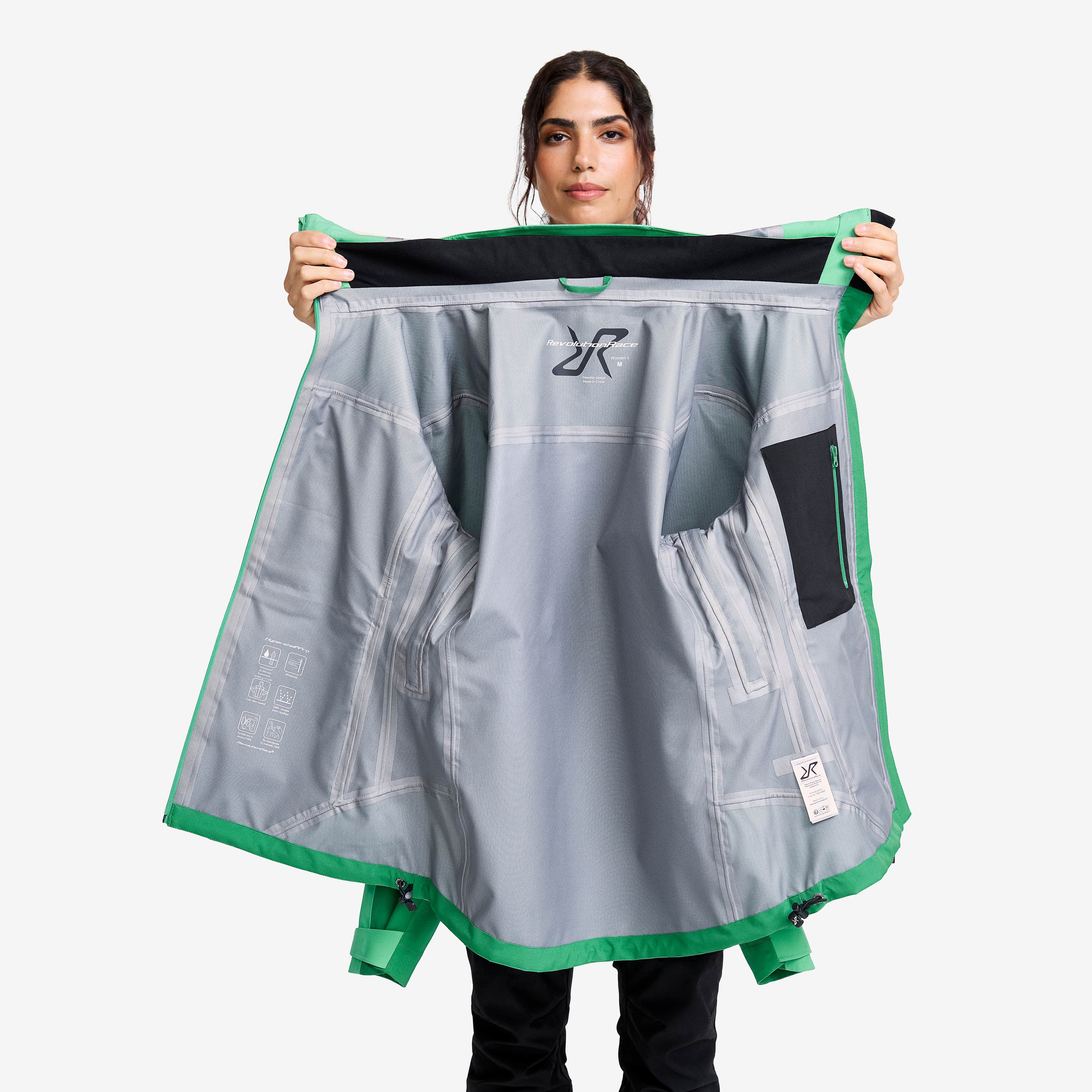 Silence Proshell 3L Jacket Dame Green Spruce/Pine Green