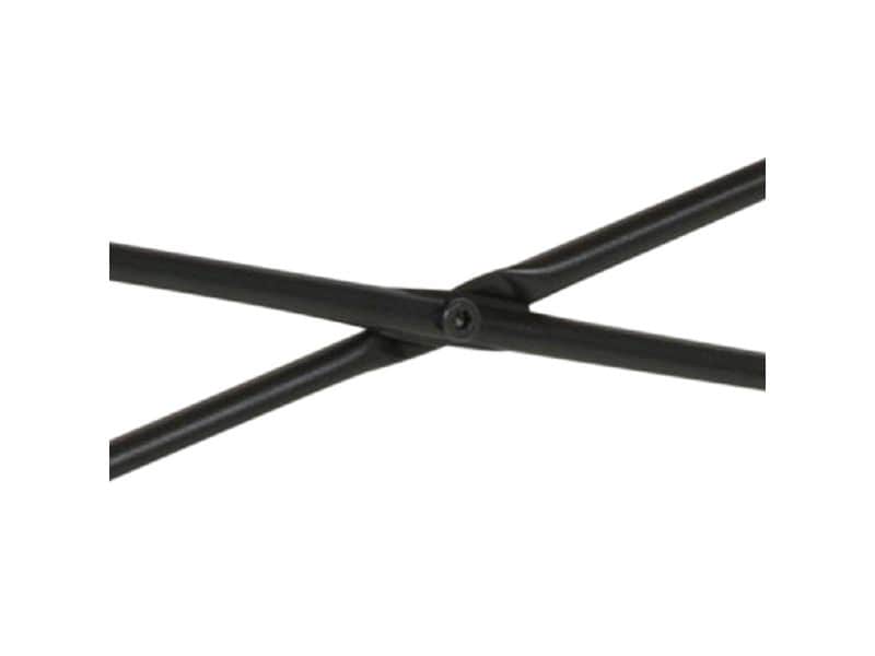 AC Design Tisch Seaford, Schwarz matt / Wildeiche matt Bürotisch im modernen Industriestil