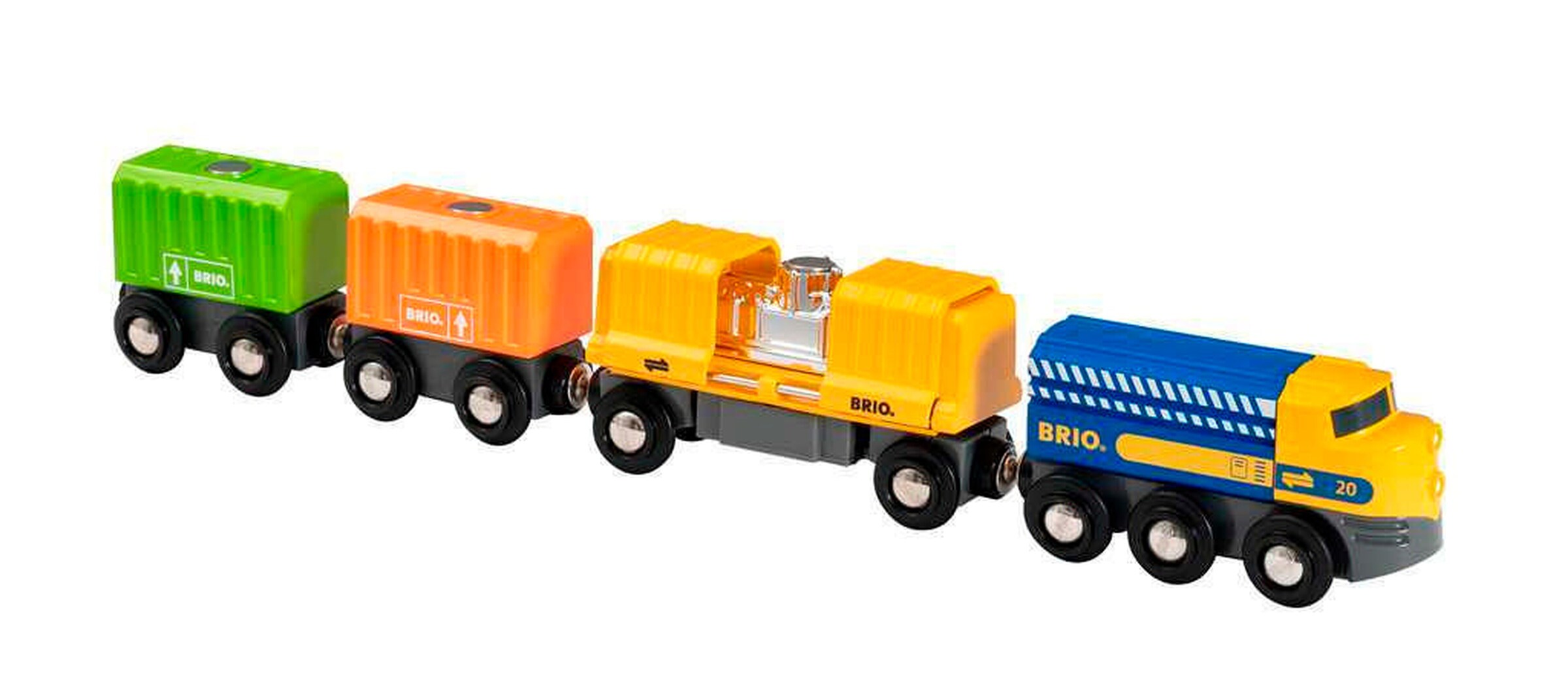 BRIO Güterzug mit drei Waggons