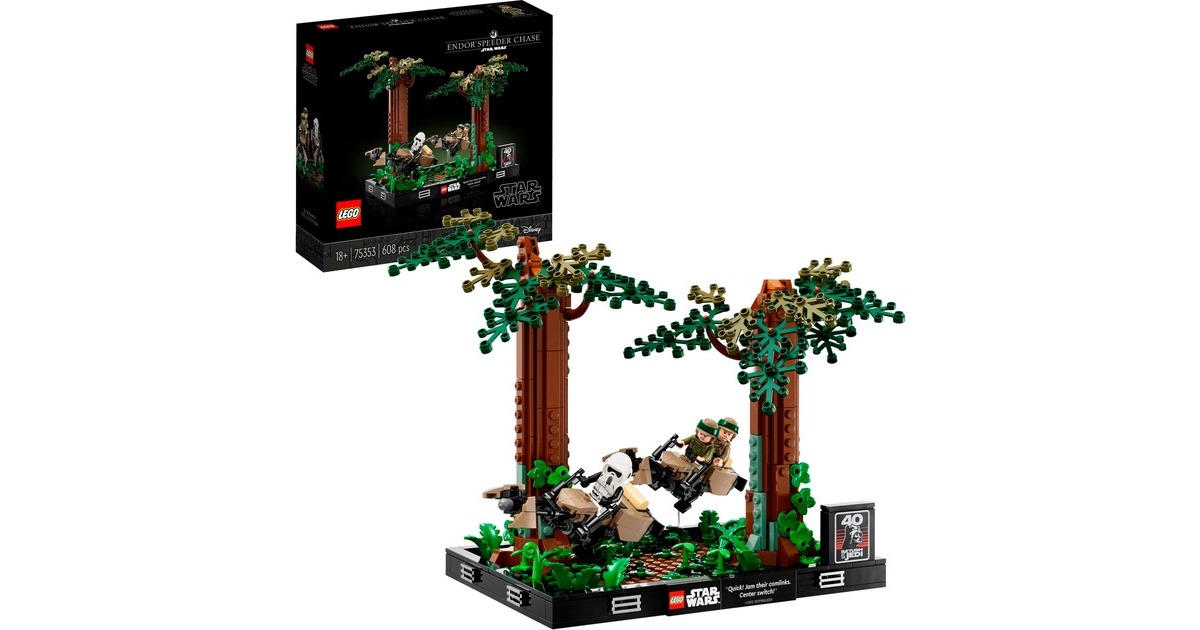 LEGOStar Wars - Endor speederachtervolging diorama Constructiespeelgoed  (75353)