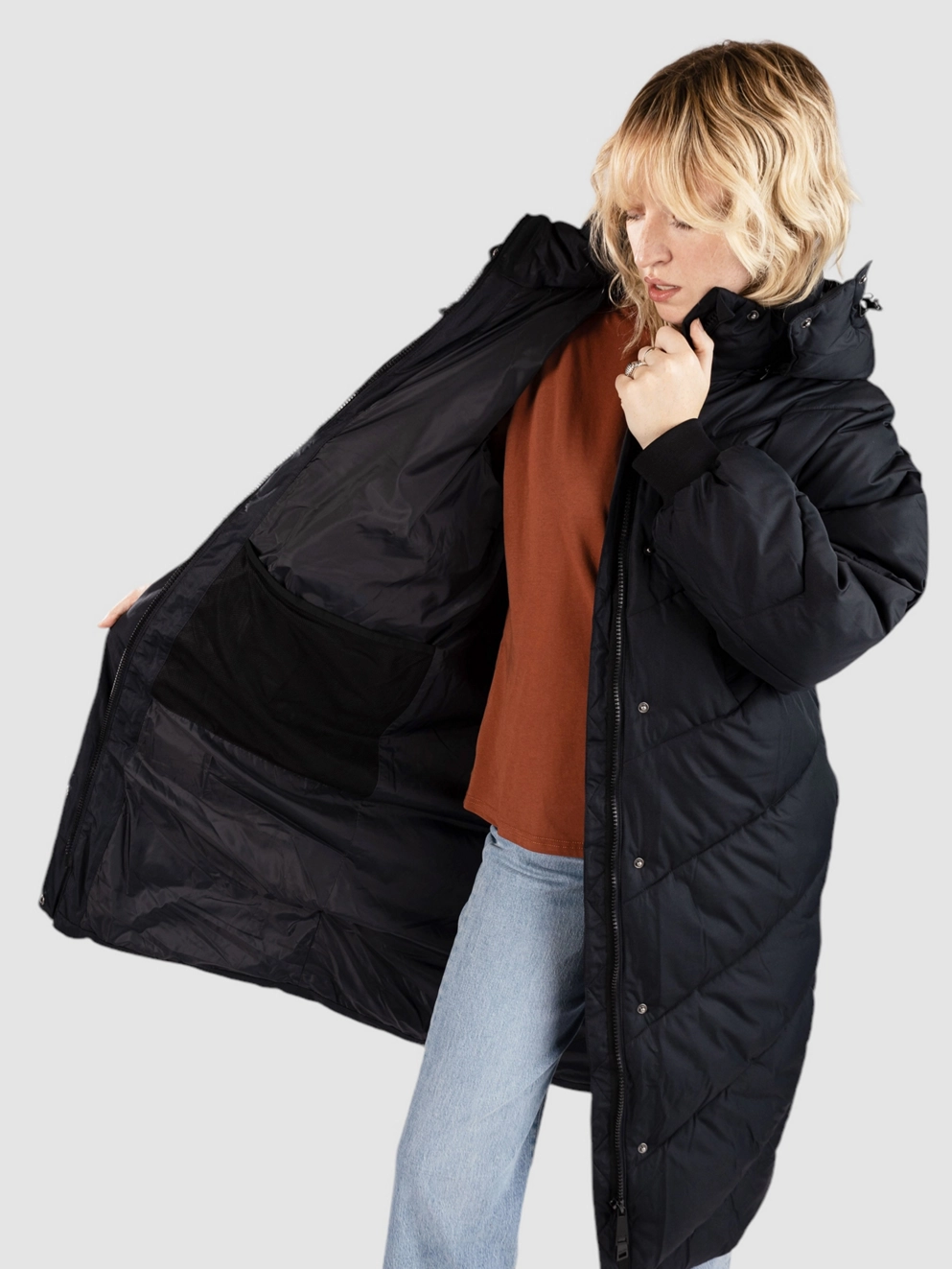 Volcom Alldaylong Puffer Jacket black