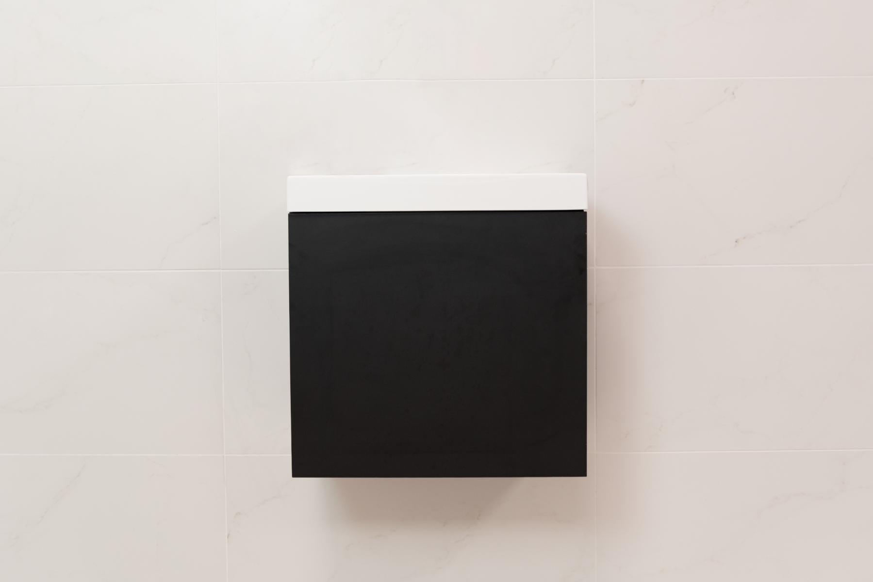 Sanigoods Minimo fontein zonder kraangat 40x22cm wit mat
